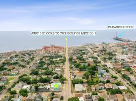 The Sparkled Seahorse, hotel perto de Cais de Pleasure, Galveston