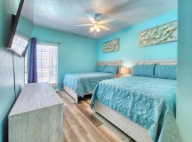 NEW!! 2BR 4 Beds Condo with Pool, family hotel in Galveston