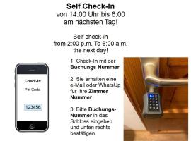 Zimmerfrei-Dresden mit Bad-Miniküche Self Check In 24-7, hostel u Dresdenu