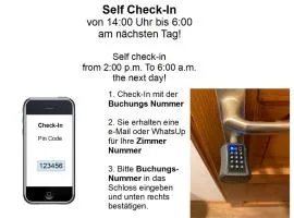Monteur-Zimmer Dresden, Bad-Miniküche, 24-7 Self Check In