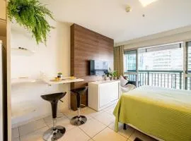 F1321 Apart hotel com wifi piscina academia