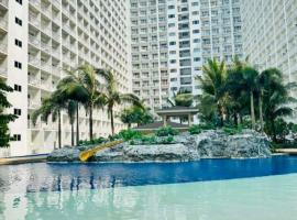 1 bedroom unit condo, hotell i Manila Bay i Manila