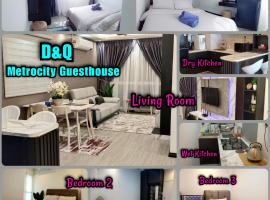 D&Q METROCITY GUESTHOUSE, къща за гости в Кучинг