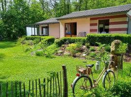 Ferienhaus Rehblick - direkt in der Natur, mit Lesezimmer und zwei Terrassen，腓特烈羅達的度假屋