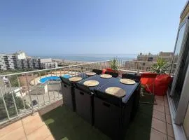 T3 avec Terrasse et Vue Mer, Parking, Wi-Fi - 6 Personnes - FR-1-81-590