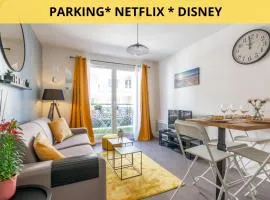 The Sunshine- Appart cosy proche Paris-Disney avec Parking privé dans résidence