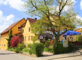 Gasthaus zur Linde, hotell i Rothenburg ob der Tauber