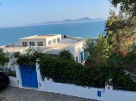 La perle bleue de Sarah, hotel in Kheredine