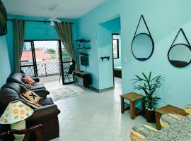 Ap beira-mar com wi-fi e garagem, hotel di Mongaguá