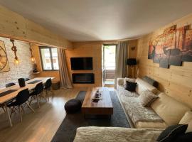 appartement T4 type chalet pra-loup，乌弗奈特弗斯的木屋