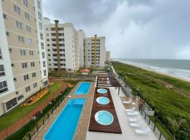 Apartamento com linda vista mar, hotel que aceita animais de estimação em Barra Velha