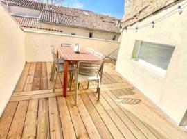 Maison avec extérieur proche saint Guilhem le desert: Saint-André-de-Sangonis şehrinde bir kiralık tatil yeri