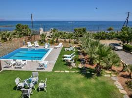 Mariza's Beachfront Apartment with Swimming Pool，位于阿纳利普西的酒店