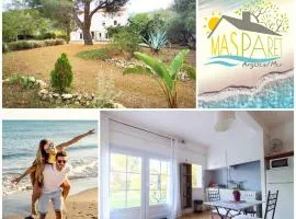 MAS PARET, Gîte "Argelès", Terrasse privative, Vue sur parc paysager