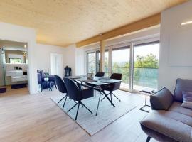 Modernes Ferienhaus mit Panoramablick, holiday home in Rosegg