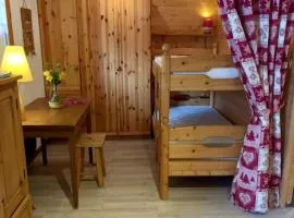 L'appartement LES BOSSONS en lisière de forêt dans le chalet Génépi