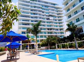 Playa Dormida 2. Hermoso apartamento frente al mar、サンタ・マルタのホテル