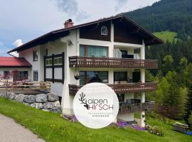 alpenHIRSCH - Ferienwohnungen – apartament w mieście Hirschegg