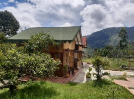 Cabañas Limón y Manzana en Finca Maracuba – domek górski w mieście Jardin