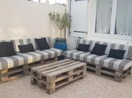 GRAIN DE SABLE 600m des plages, et commerces,draps,vélos, WIFI , Parking