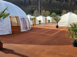 fitneXX Zelt-Dorf, tented camp en Balsthal