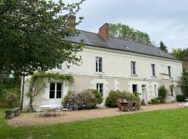 Moulin de Battereau - Jardin & Verger - 9km d'Amboise, hotell i Saint-Martin-le-Beau