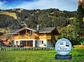 Traumferienwohnung Alpenliebe Sommer-Hörnerbahnen kostenlos, hotel in Bolsterlang