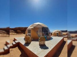 Wadi Rum Gulf camp, אתר גלמפינג בעקבה