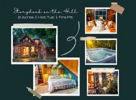 Romantic Gem, 2 Acres, Hot Tub, Free Pet, King Bed