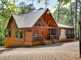 Broken Bow Cabin with Hot Tub and Outdoor Fireplace!