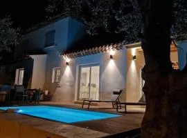 Nice, Magnifique villa vue mer avec piscine
