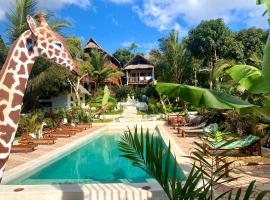 Kingstone lodge zanzibar, hotel cerca de Cueva de coral de Mangapwani, Bet-el-Mali