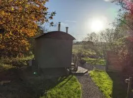 Hut In The Glade, Shepherds Hut with Hot Tub
