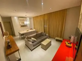 Apartamento em Santos - na Beira da Praia e com Excelente Vista