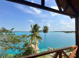 bacalar My Love Front Laguna, hotel en Bacalar