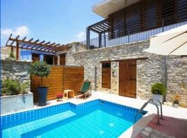 RedBlue Door Two Traditional Listed Houses, cabana o cottage a Pano Lefkara