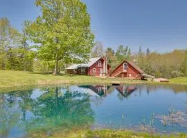 Unique Maine Log Cabin with Trout Ponds and Sauna!