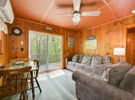 Near Snowmobiling! Carp Lake Cottage with Fire Pit