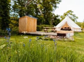 Cefn Crib Glamping, palapinė su patogumais mieste Makinletas