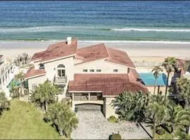 Flagler Beach Ocean Front Villa w/ Lg. In ground Pool-5-6Br/4Bth& attached apt