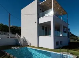 Crete Rethymnon pool and sea view Blue Horizon