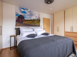 Neu! 9,9 Au&szlig;ergew&ouml;hnlich! Boxspringbetten Kaffeevollautomat inkl Bettw&auml;sche und Handt&uuml;cher #MeeneFewo de, slidinėjimo kompleksas mieste Bad Harcburgas