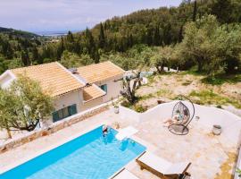 Meliades villas, hotel with parking in Apolpaina