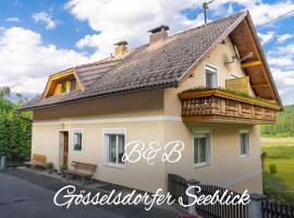 B&B Gösselsdorfer Seeblick, hotel em Sittersdorf