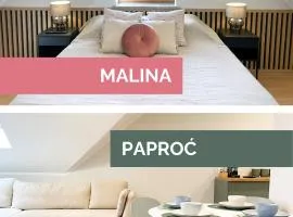 Apartamenty Paproć i Malina - 300 metrów do centrum