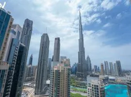 Luxury 2 Bedroom Suite with Full Burj Khalifa View