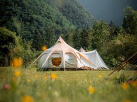 Glamping Gozdna Jasa, luxury tent in Bovec