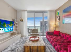 Seashore Resort #3805 - 2 BEDROOM RIGHT ON THE BEACH DIRECT OCEAN-VIEW WITH AMENITIES ON THE ROOFTOP, resort in Hollywood