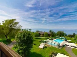 Vue Lac Léman & Piscine - Parking free - Confort Appart 6 pers