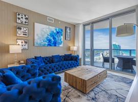 The Ultimate Resort - BEACHFRONT 2 BEDROOM APARTMENT WITH DIRECT OCEAN VIEW, ROOFTOP POOL, HOT TUB AND GYM, hotel a Hollywood